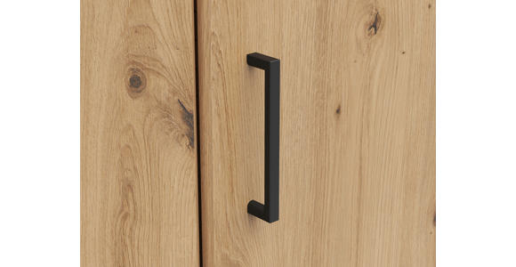 ECKSCHRANK 71,5/195/71,5 cm Eiche Artisan - Schwarz/Eiche Artisan, MODERN, Holzwerkstoff/Kunststoff (71,5/195/71,5cm) - Carryhome