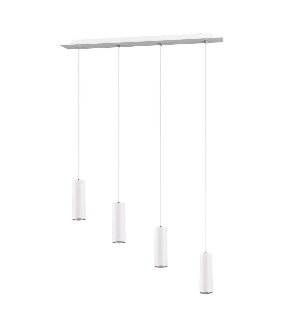 HÄNGELEUCHTE  75/150/9 cm   - Weiss, Design, Metall (75/150/9cm) - Trio Leuchten