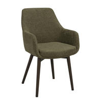 STOL MED ARMSTÖD     - grön/brun, Klassisk, metall/trä (55/88/61cm) - Rowico