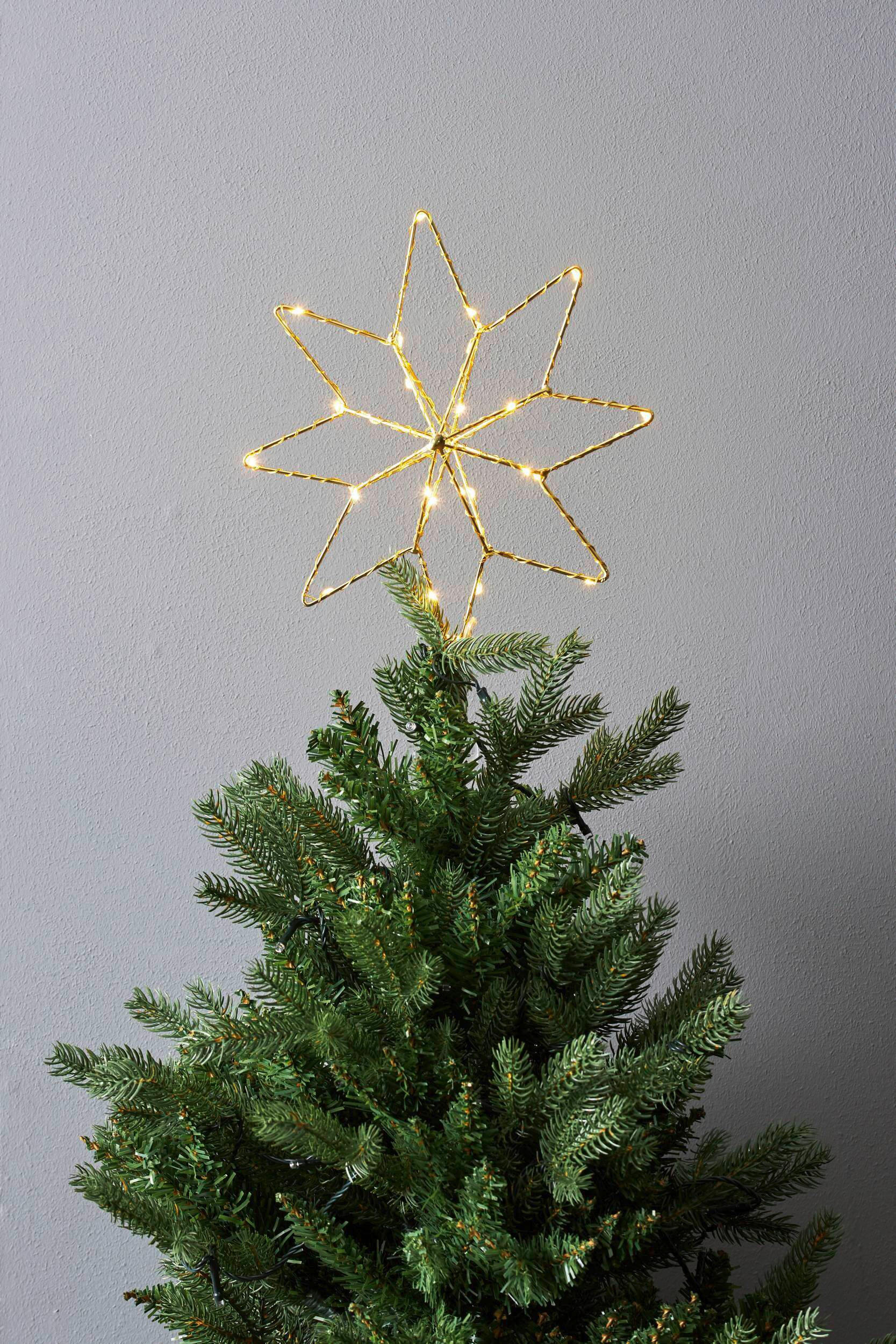 LED-DEKOLEUCHTE  - Transparent/Goldfarben, Basics, Kunststoff/Metall (23/6/30cm) - Eglo