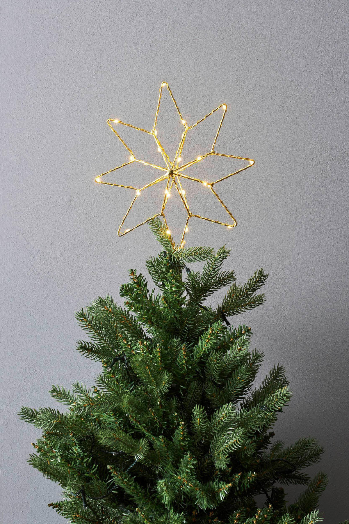 LED-DEKOLEUCHTE  - Transparent/Goldfarben, Basics, Kunststoff/Metall (23/6/30cm) - Eglo