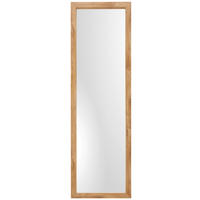 PODNO OGLEDALO  55/185/42 cm  - boja hrasta, Dizajnerski, staklo/pločasti materijal (55/185/42cm) - Xora