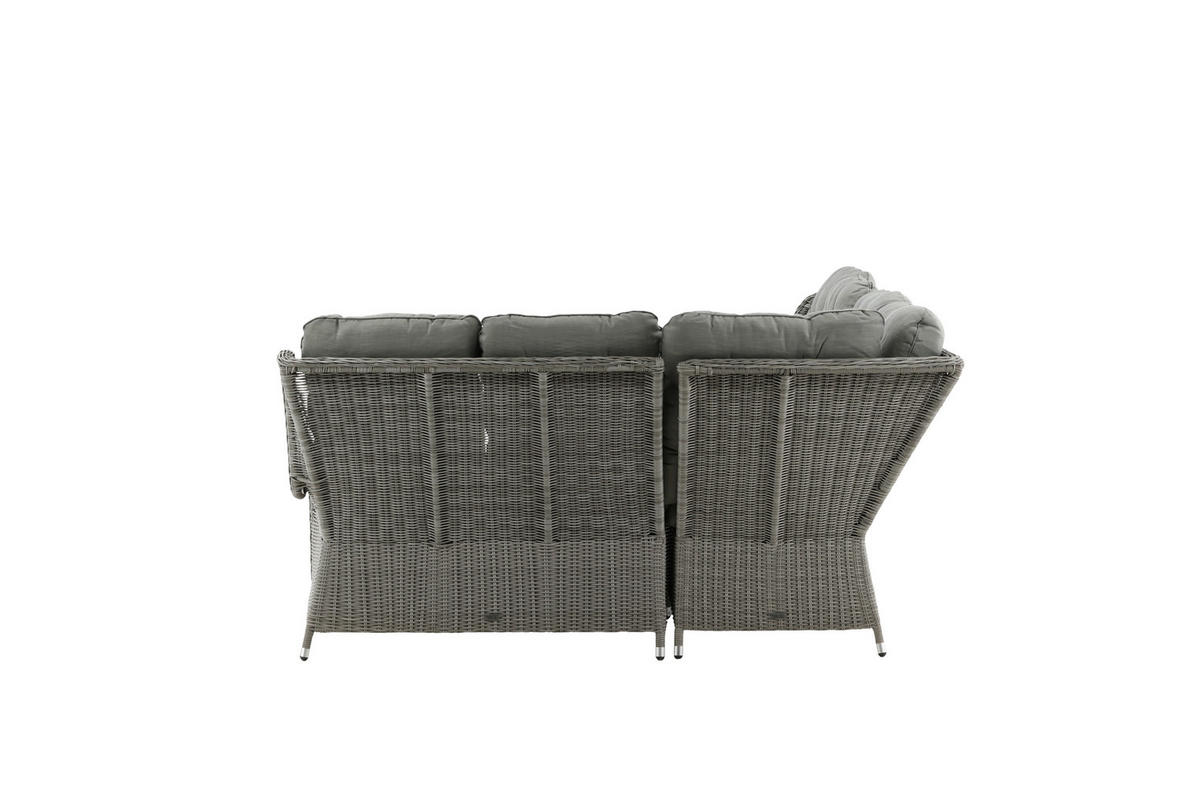 LOUNGEGRUPP  - grå, Klassisk, textil/plast - Gardenson