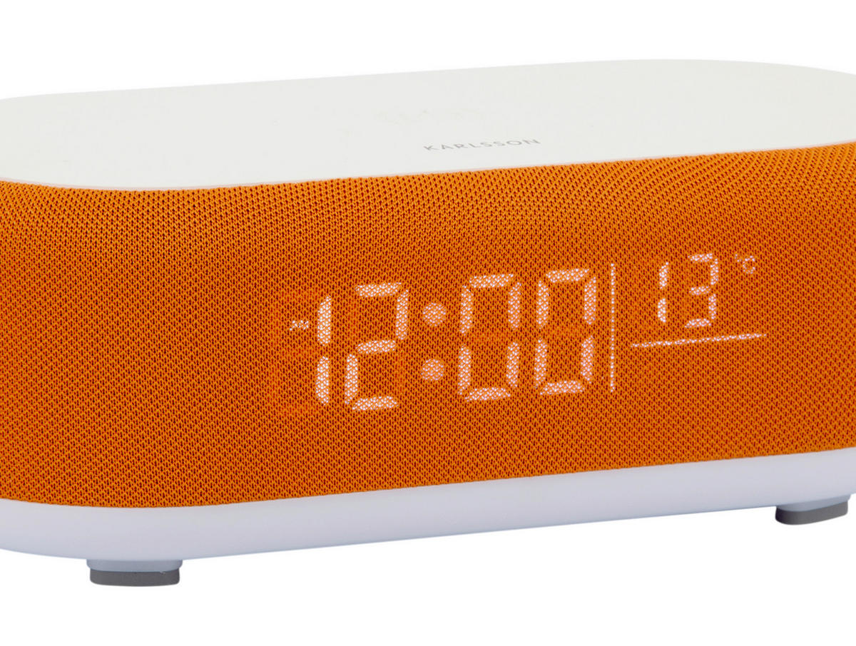WECKER  Orange  - Orange, Basics, Kunststoff (19/9/7cm) - Karlsson