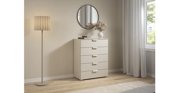 KOMMODE  in 80/100/43 cm  - Champagner, Design, Holzwerkstoff/Metall (80/100/43cm) - Carryhome