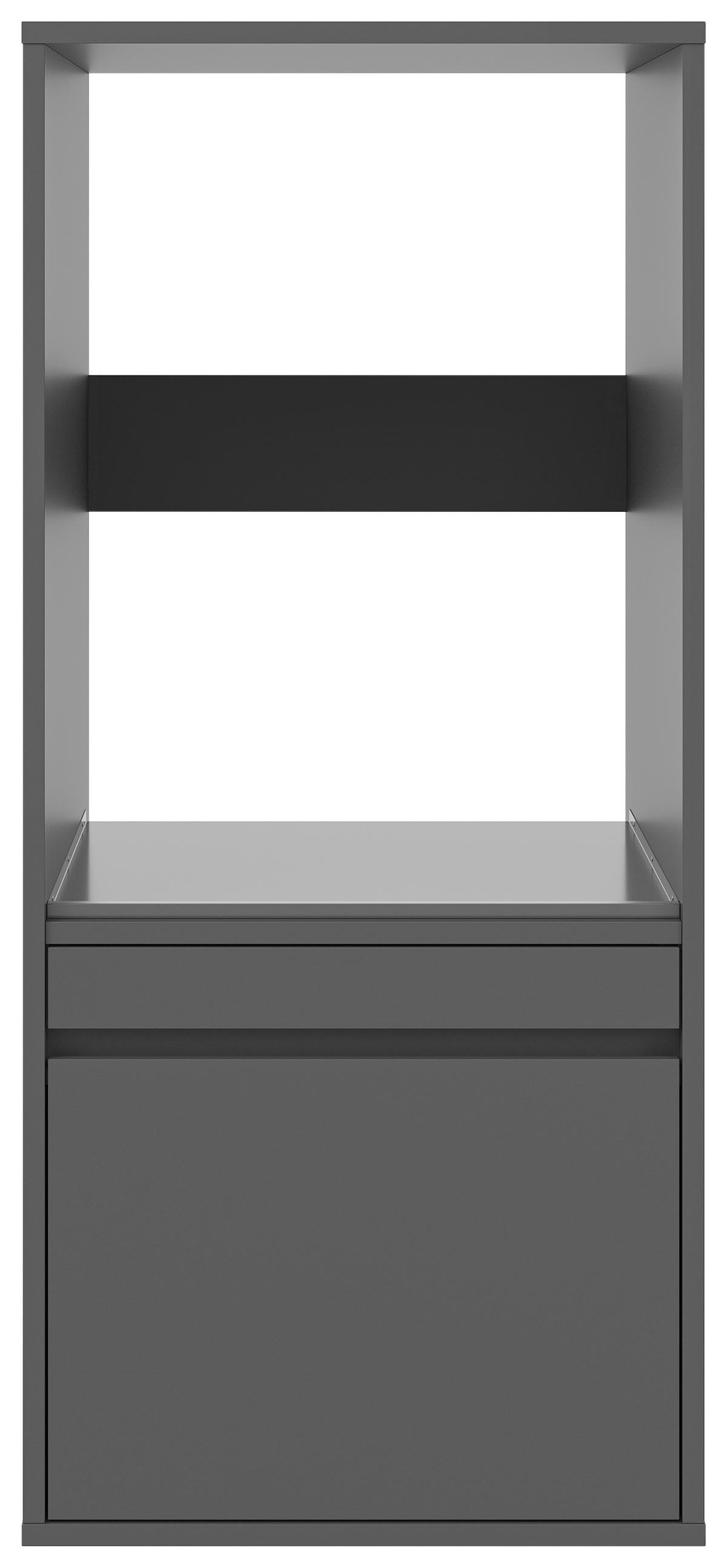 WASCHMASCHINENSCHRANK 67,5/151,8/67,5 cm  in Anthrazit  - Anthrazit, Basics, Holzwerkstoff (67,5/151,8/67,5cm) - Xora