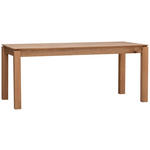 ESSTISCH Birke, Eiche furniert, massiv Holz Naturfarben, Eichefarben rechteckig  - Eichefarben/Naturfarben, Design, Holz (180-230/76/90cm) - Hom`in