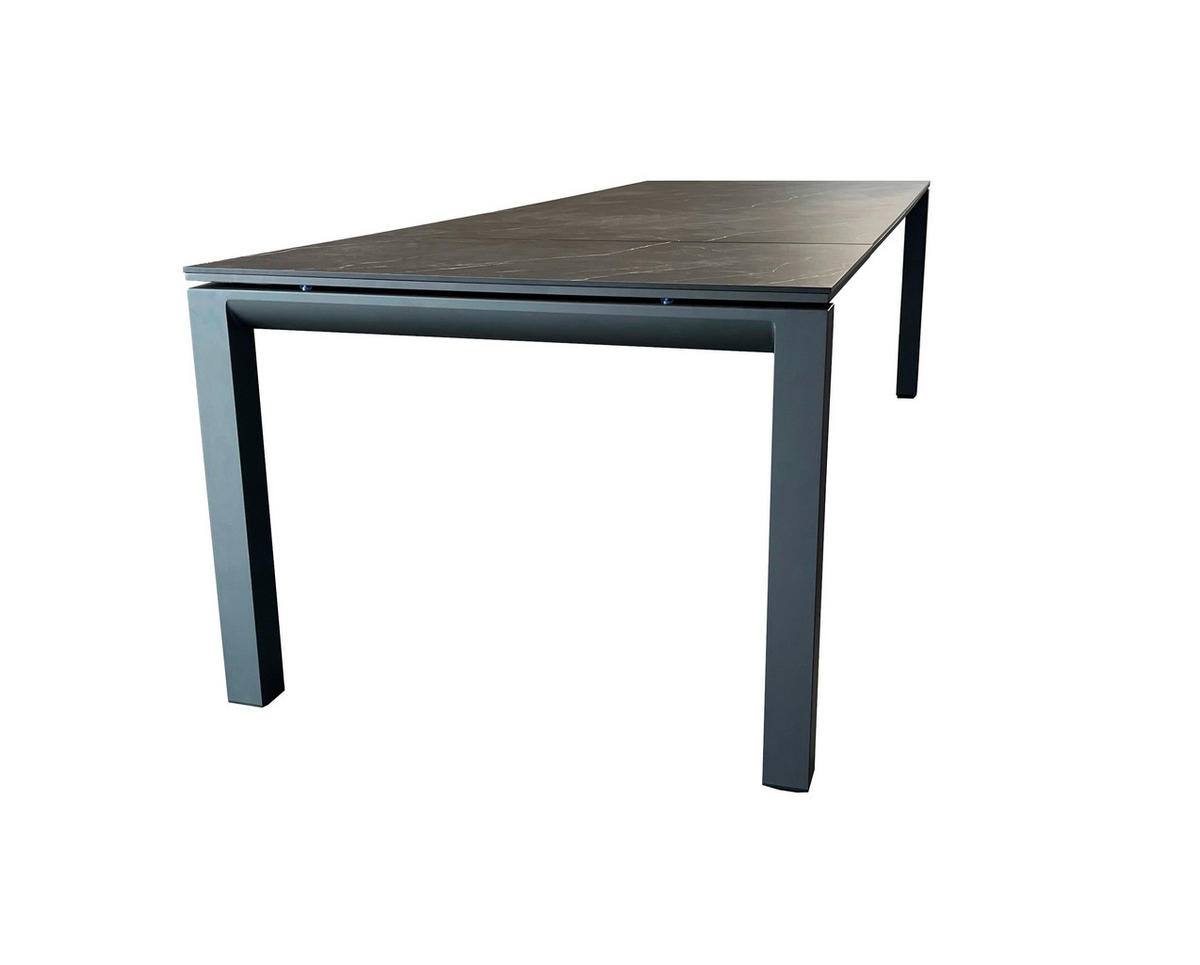 GARTENTISCH 160-220/100/74 cm Metall  - Anthrazit/Grau, Modern, Kunststoff/Metall (160-220/100/74cm) - Tierra Outdoor