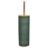 WC-BÜRSTENHALTER - Goldfarben/Grün, Trend, Keramik (10/38,5cm) - Aquanova
