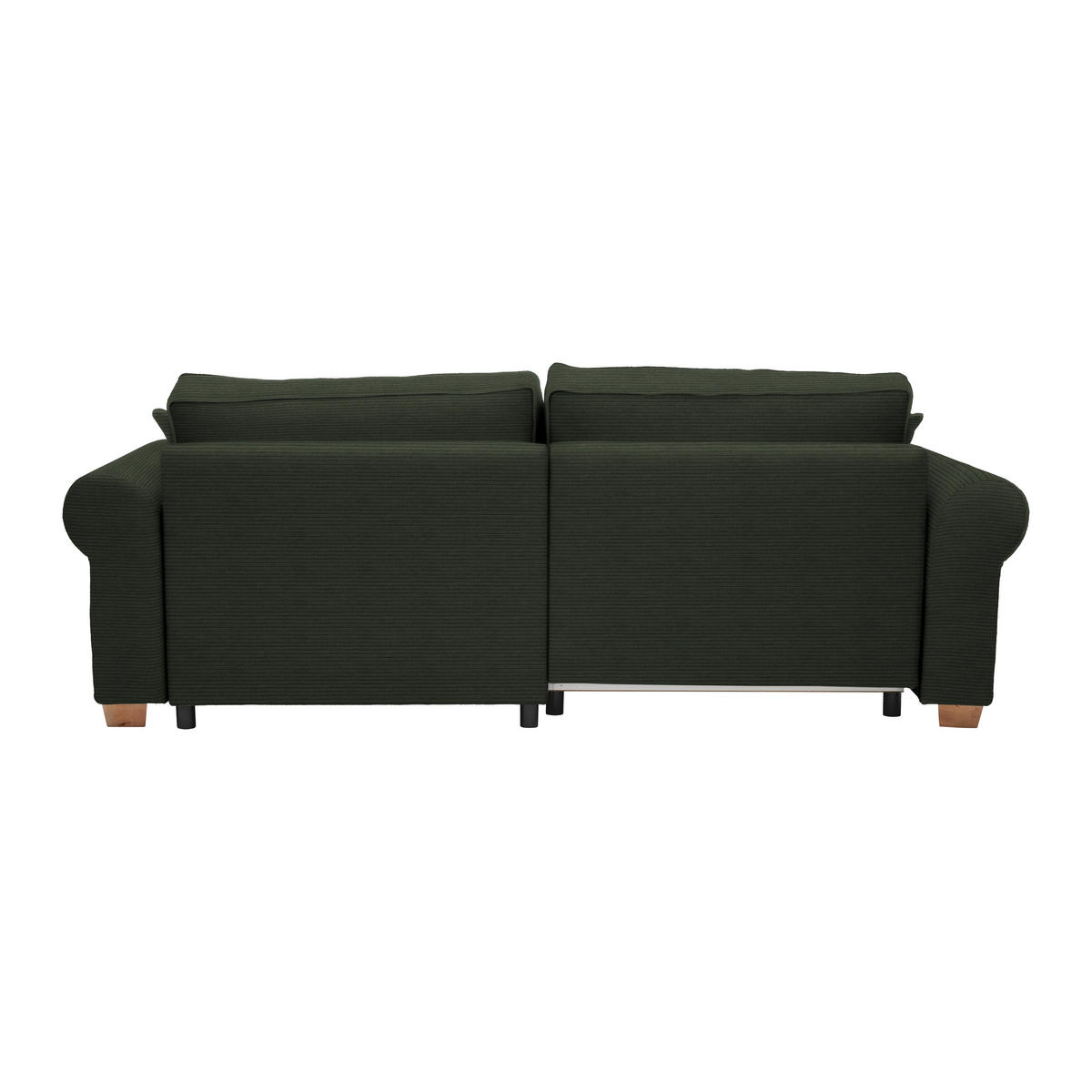HÖRNSOFFA i mörkgrön  - mörkgrön, Modern, trämaterial/trä (255/185cm) - MID.YOU