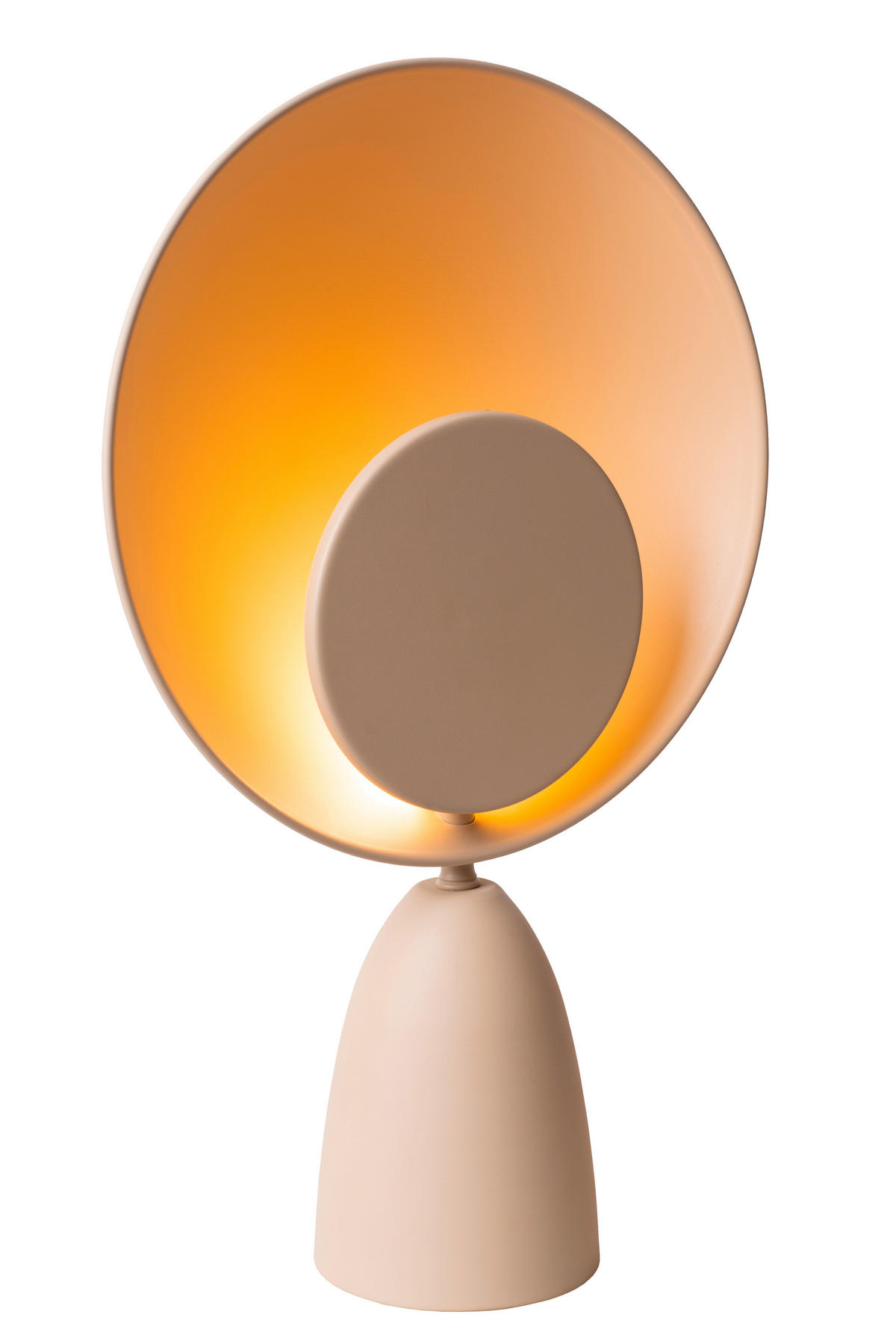 LED-TISCHLEUCHTE CASTAMAR 25.5/9.8/40 cm   - Braun, LIFESTYLE, Metall (25.5/9.8/40cm) - Lucide