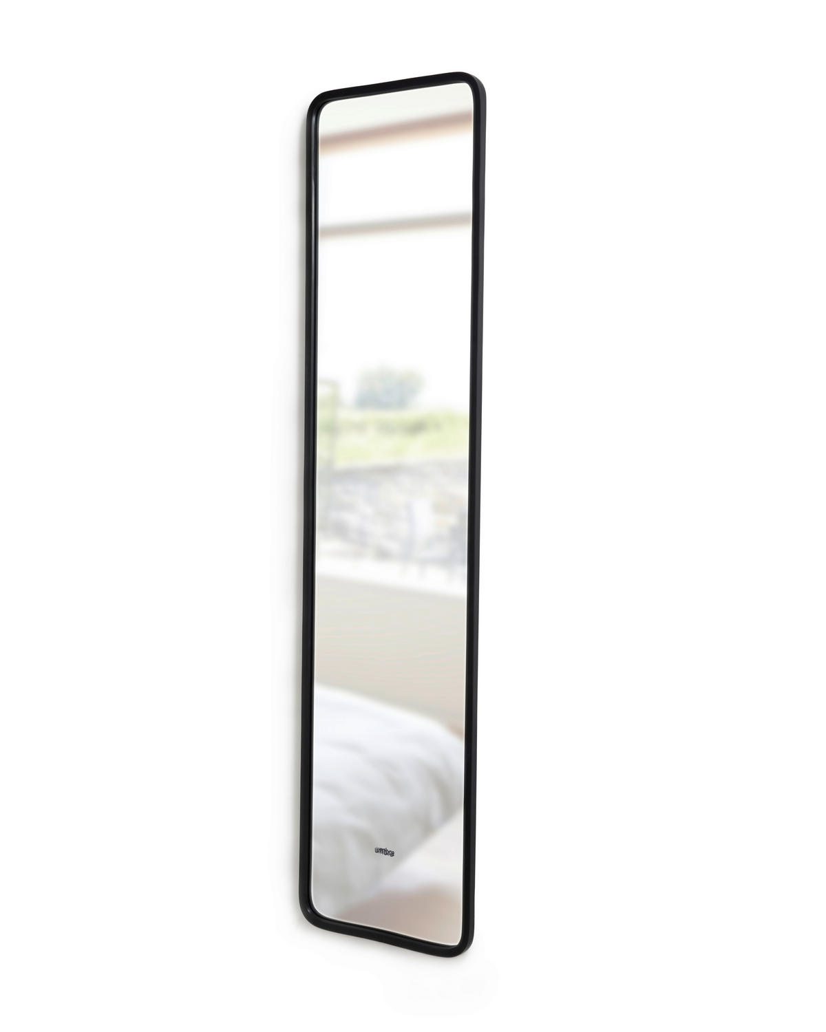 STANDSPIEGEL 37/157/5 cm  - Schwarz, Basics, Glas/Kunststoff (37/157/5cm) - Umbra