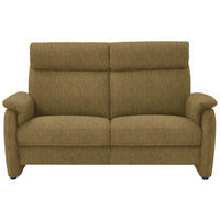 2,5-SITZER in Flachgewebe Messingfarben  - Messingfarben/Schwarz, Konventionell, Textil/Metall (178/107/97cm) - Pure Home Comfort