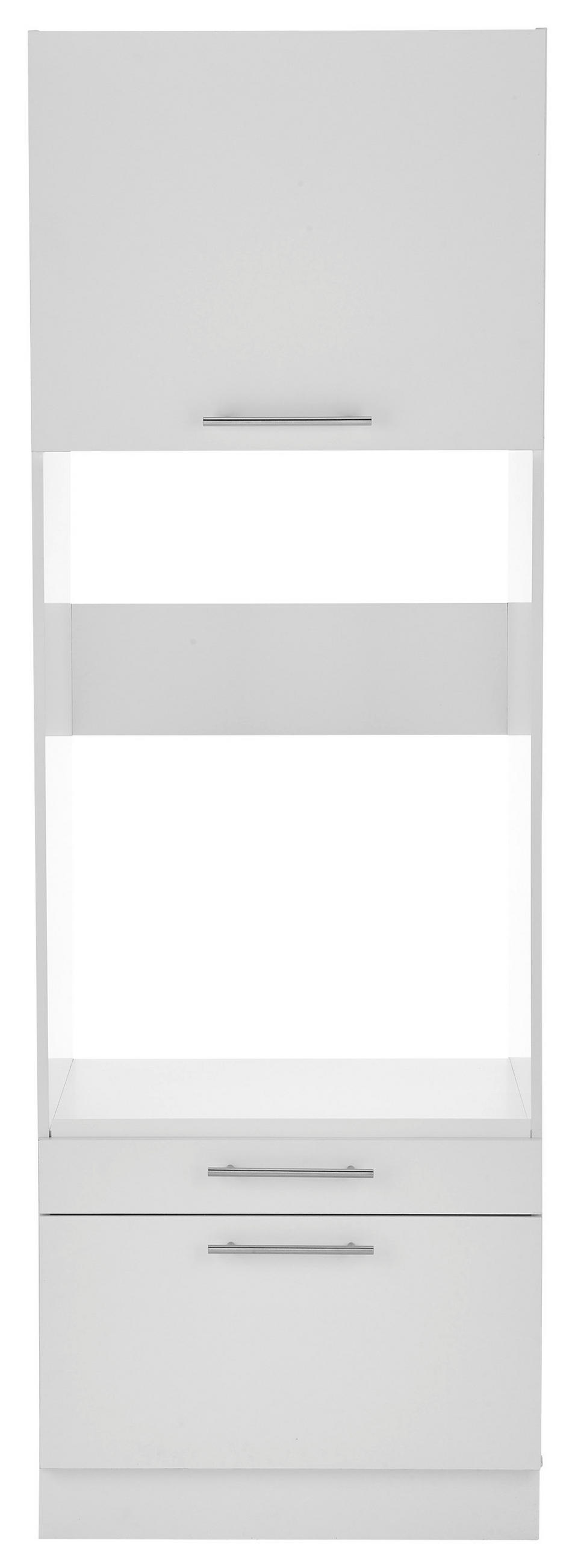 SKRINKA NA PRÁČKU - biela/farba ušľachtilej ocele, Konventionell, kov/kompozitné drevo (67,4/200/67,6cm) - Respekta