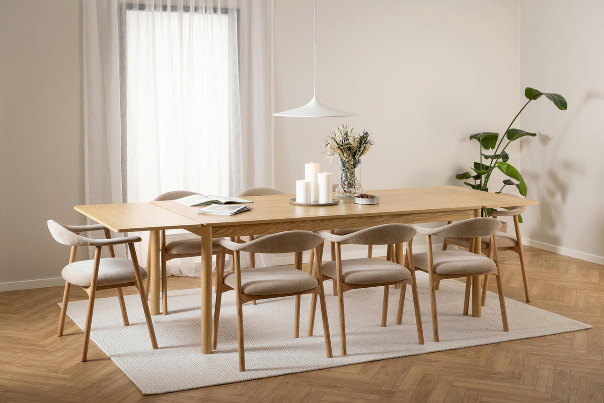 STOL ZA BLAGOVAONICU  boje hrasta  drvni materijal      - boje hrasta, Design, drvni materijal (200/75/100cm) - MID.YOU