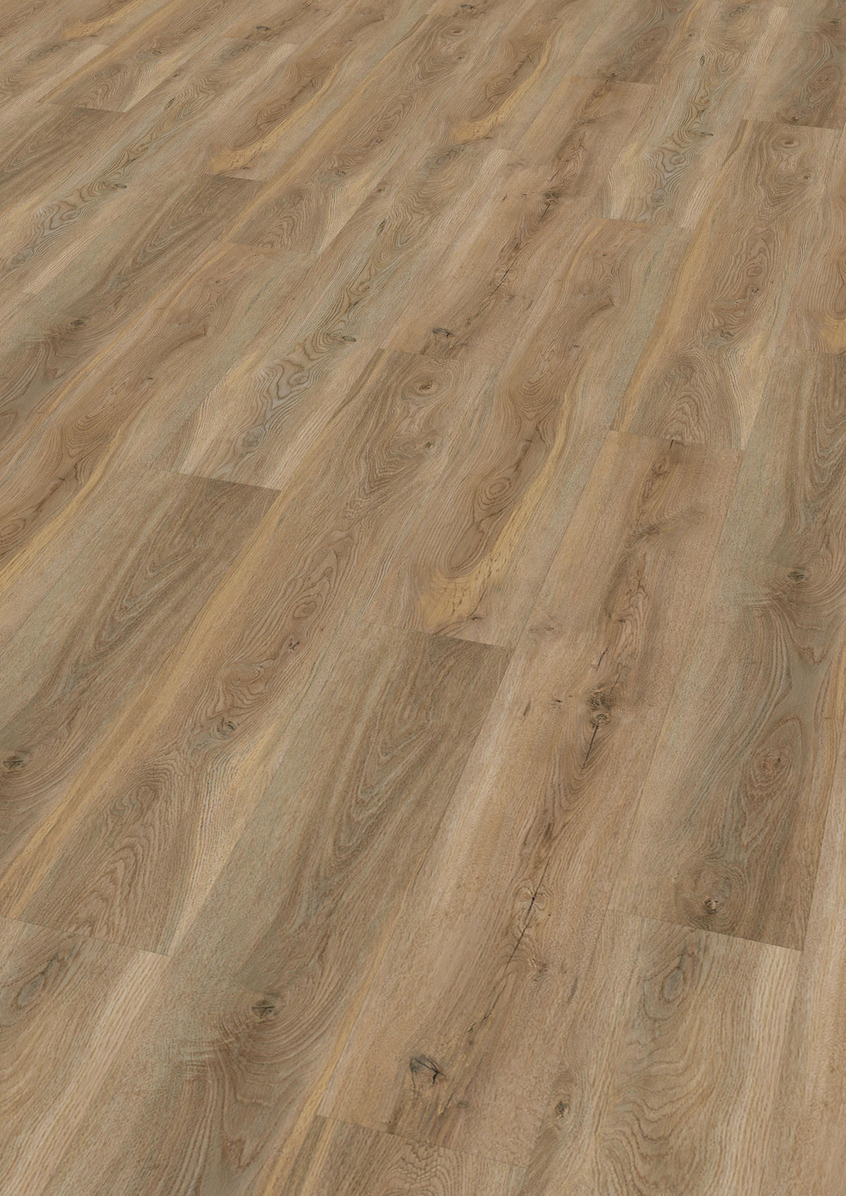 VINYLBODEN SPC 3,5mm  per  m² - Eichefarben, Basics, Kunststoff (18,2/122/0,35cm)