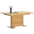 ESSTISCH Kernbuche furniert rechteckig Buchefarben, Edelstahlfarben - Edelstahlfarben/Buchefarben, MODERN, Holz/Metall (160(210)/100/77cm) - DIETER KNOLL