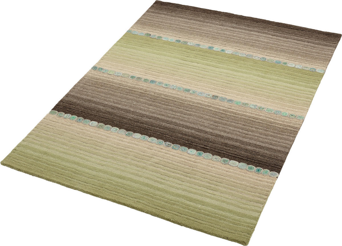 ORIENTÁLNY KOBEREC, 60/90 cm, sivá, zelená - sivá/zelená, Konventionell, textil (60/90cm) - Cazaris