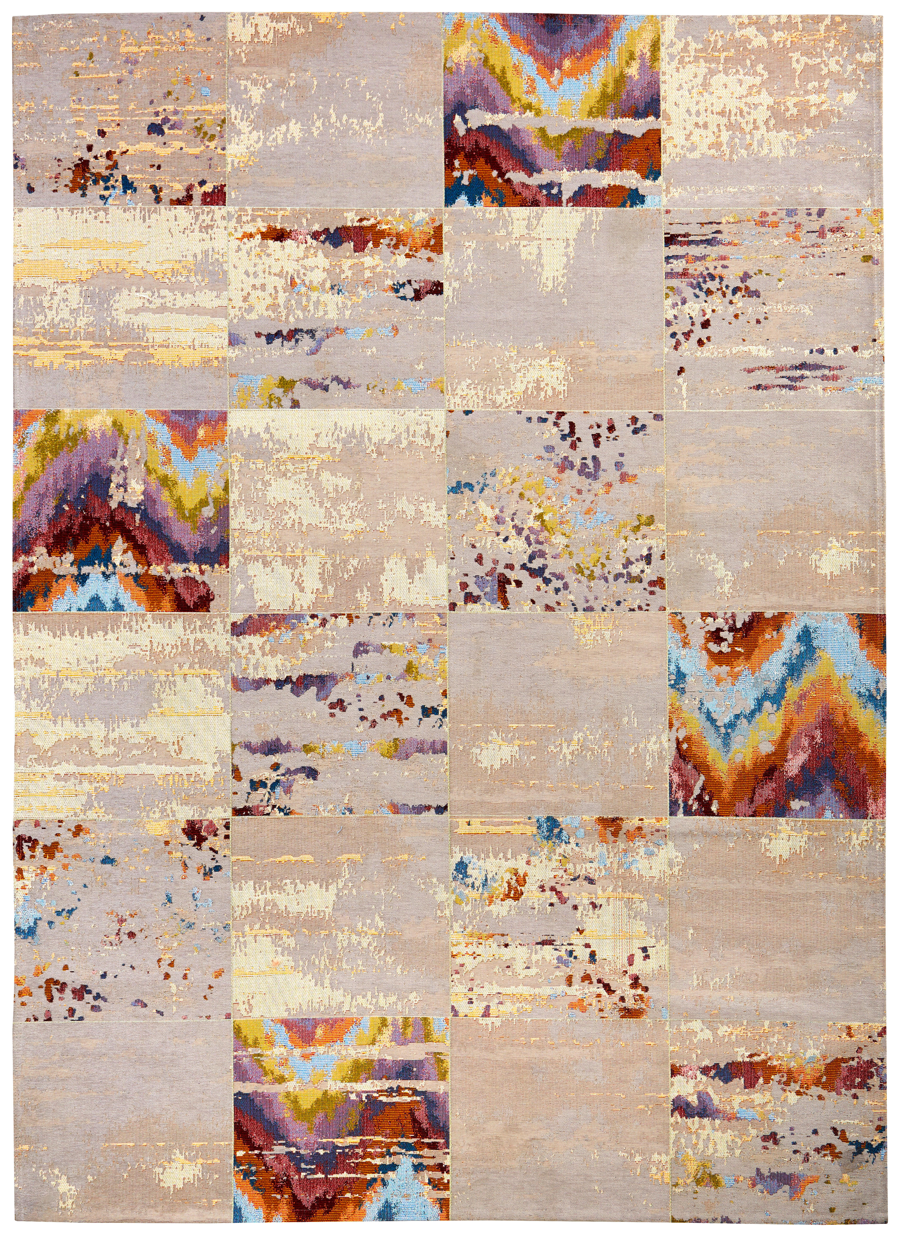 VINTAGE-TEPPICH  120/180 cm  Grau, Multicolor   - Multicolor/Grau, LIFESTYLE, Textil (120/180cm) - Novel