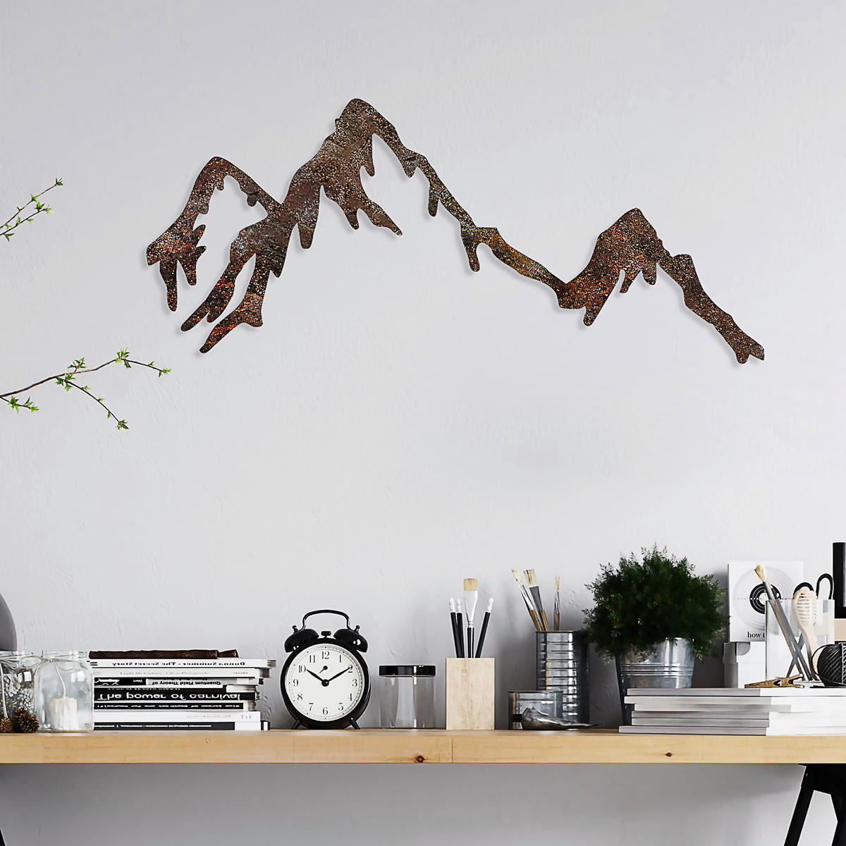 METALLBILD  - Bronzefarben, Basics, Metall (45/70cm)