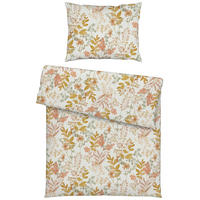 BETTWÄSCHE 2-teilig Natürlich Estella Makosatin 140/200 cm  - Goldfarben, Basics, Textil (140/200cm) - Estella