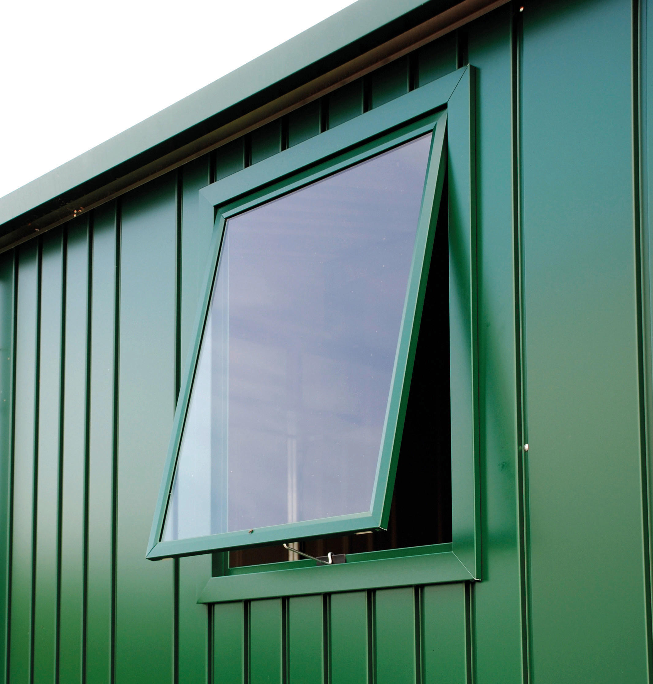 FENSTERLICHTPANEEL 73,3/176/5 cm  - Grün, Design, Metall (73,3/176/5cm) - Biohort