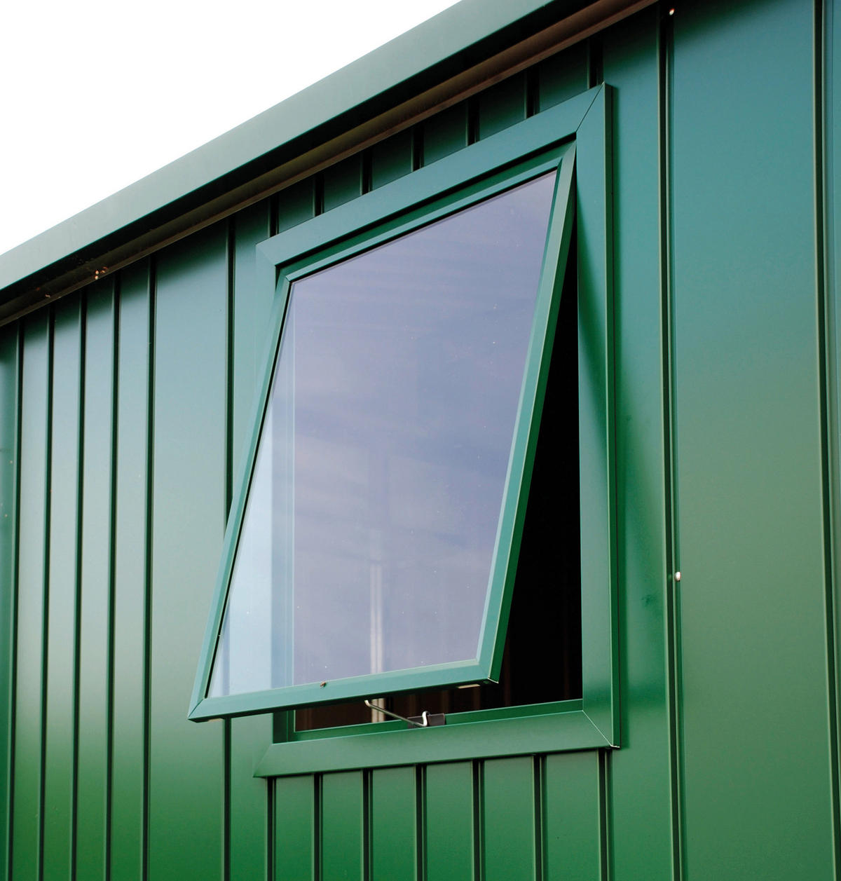 FENSTERLICHTPANEEL 73,3/176/5 cm  - Grün, Design, Metall (73,3/176/5cm) - Biohort