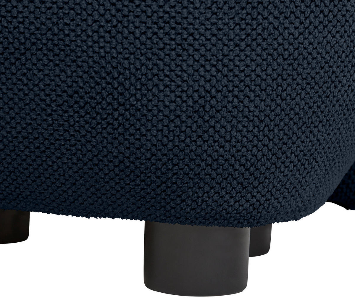 ECKSOFA Dunkelblau Webstoff  - Schwarz/Dunkelblau, MODERN, Kunststoff/Textil (175/265cm) - Carryhome