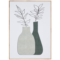 KUNSTDRUCK 51,2/71,2 cm  - Eichefarben/Multicolor, Design, Holzwerkstoff/Textil (51,2/71,2cm) - Monee