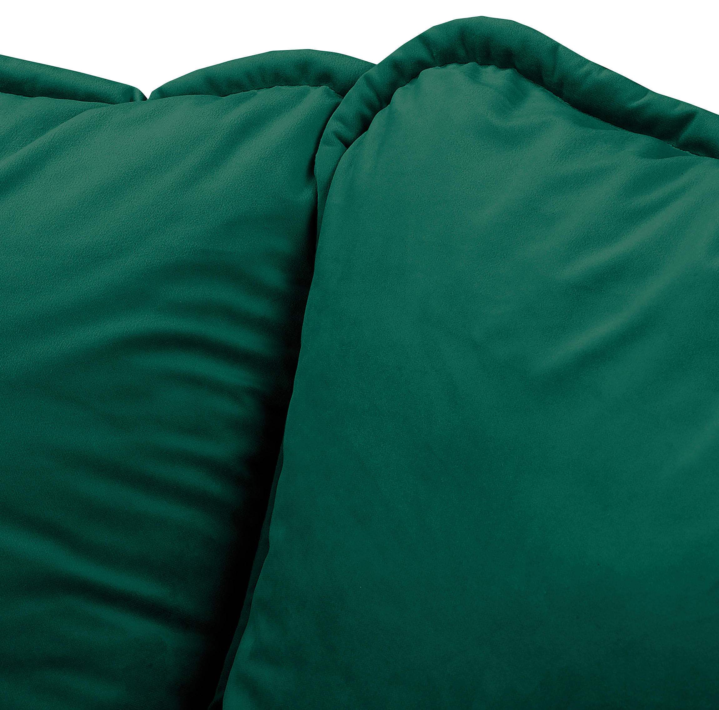 ECKSOFA in Mikrofaser Grün 150/230 cm - Wengefarben/Grün, Design, Holz/Textil (150/230cm) - Livetastic