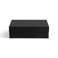 AUFBEWAHRUNGSBOX    29.5/42.5/13 cm  - Schwarz, Basics, Karton/Papier (29.5/42.5/13cm)