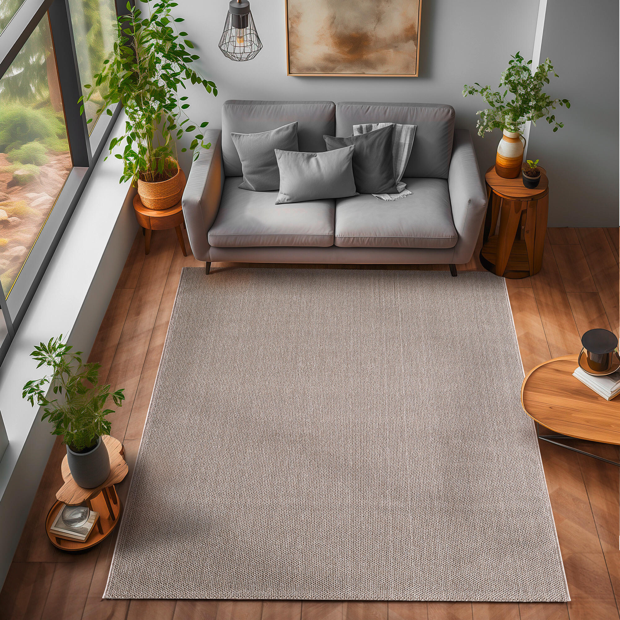 WEBTEPPICH 80/150 cm LOOM Braun  - Braun, Basics, Textil (80/150cm) - Novel