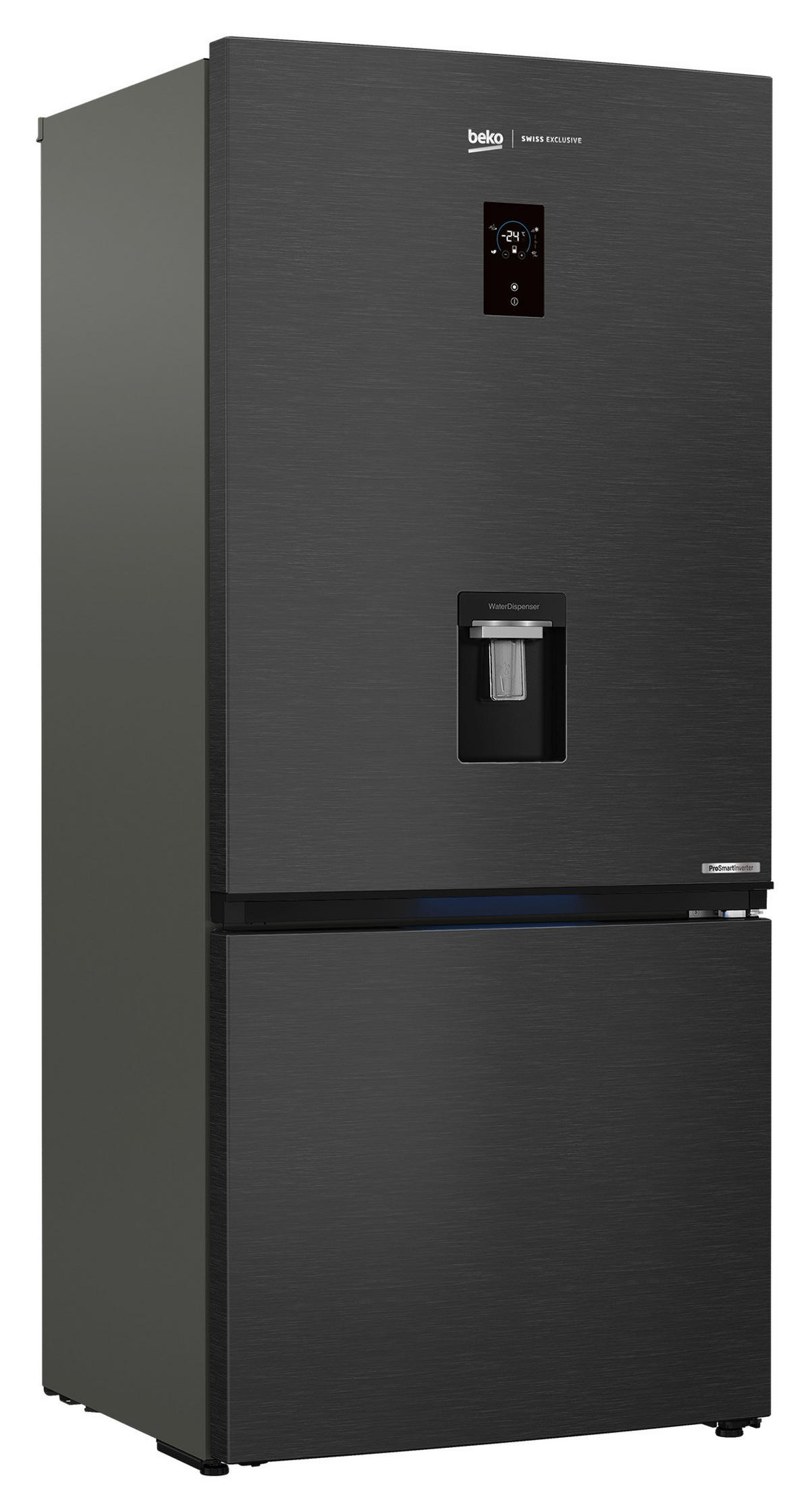 KÜHL-GEFRIER-KOMBINATION KG730  - Grau, Metall (83,2/191,5/74,7cm) - Beko