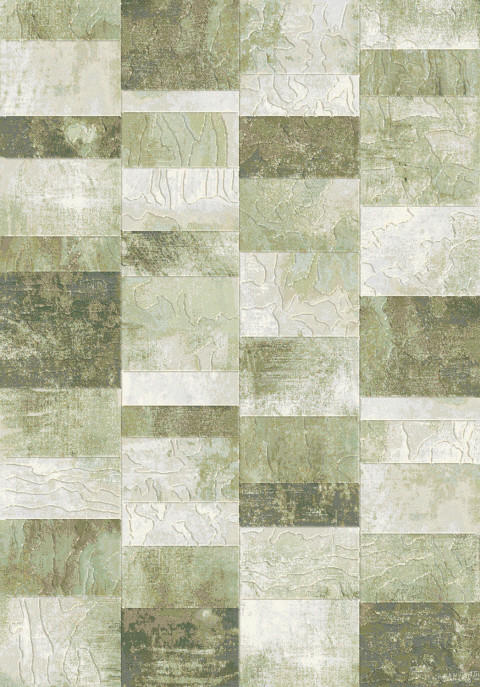 WEBTEPPICH Wohnzimmer 160/230 cm Catania Grün, Hellgrün, Beige rechteckig  - Beige/Hellgrün, KONVENTIONELL, Textil (160/230cm) - Novel