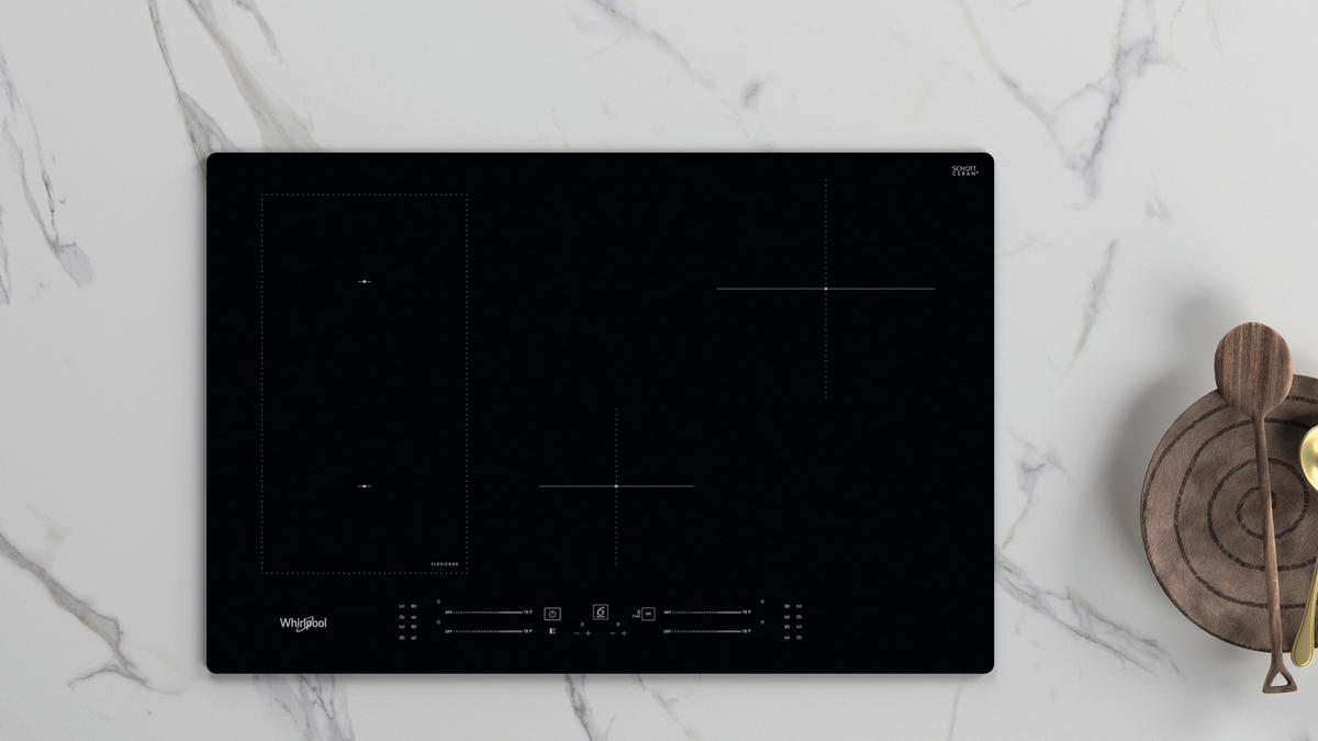 IND PLOČA WL S3777 NE - crna, Design, staklo/plastika (77/5,4/51cm) - Whirlpool