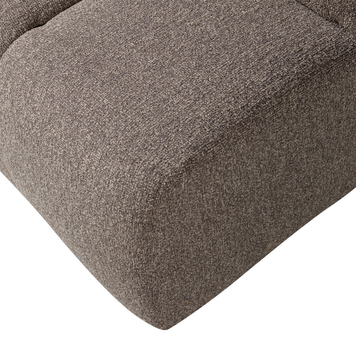 SITZBANK in Textil Braun  - Schwarz/Braun, MODERN, Kunststoff/Textil (84/83/73cm) - Livetastic