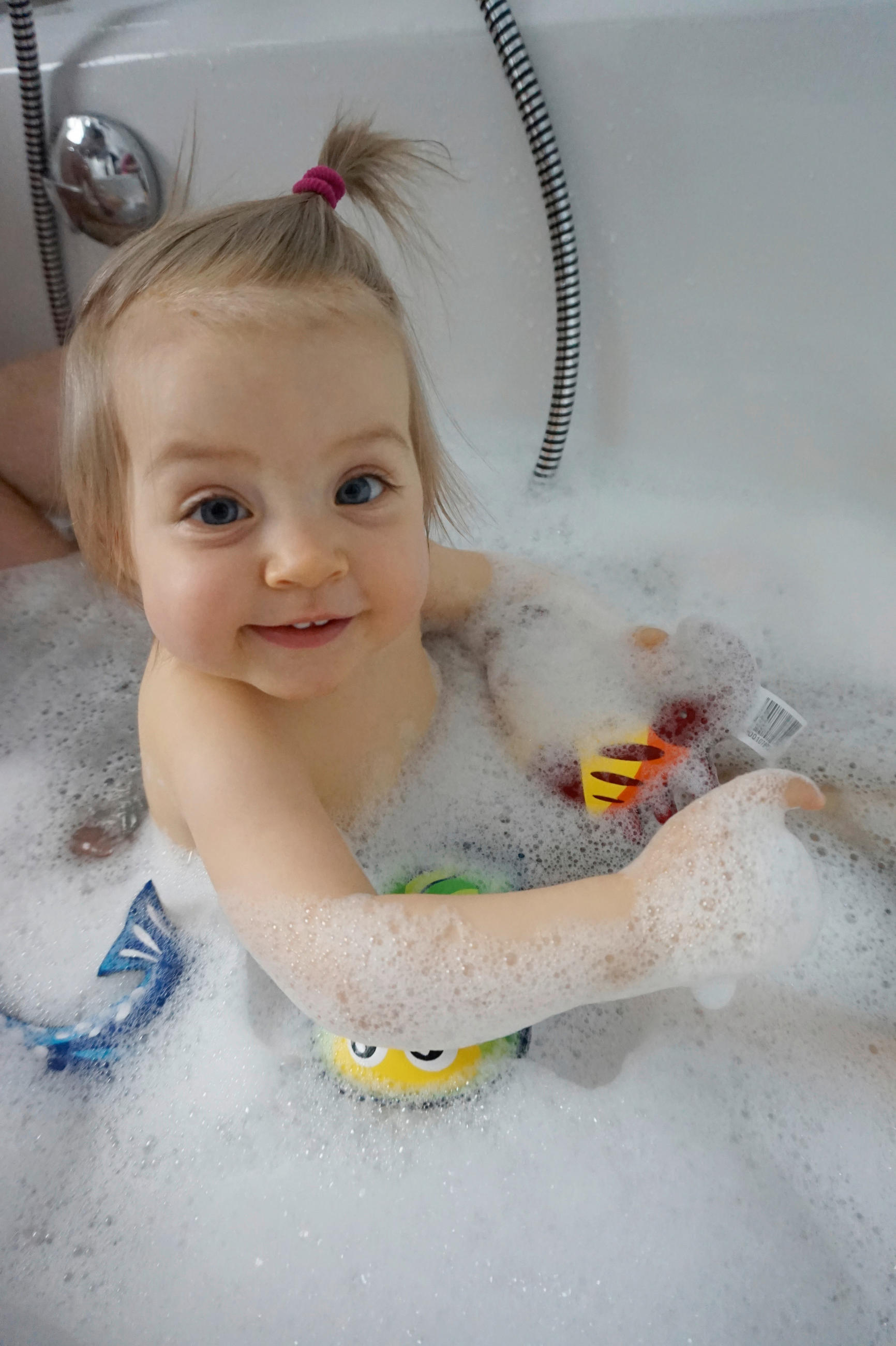 SCHWIMMTIER 14/14 cm Blau, Lila, Multicolor, Rot, Dunkelorange  - Blau/Lila, Basics, Textil (14/14cm) - sunflex