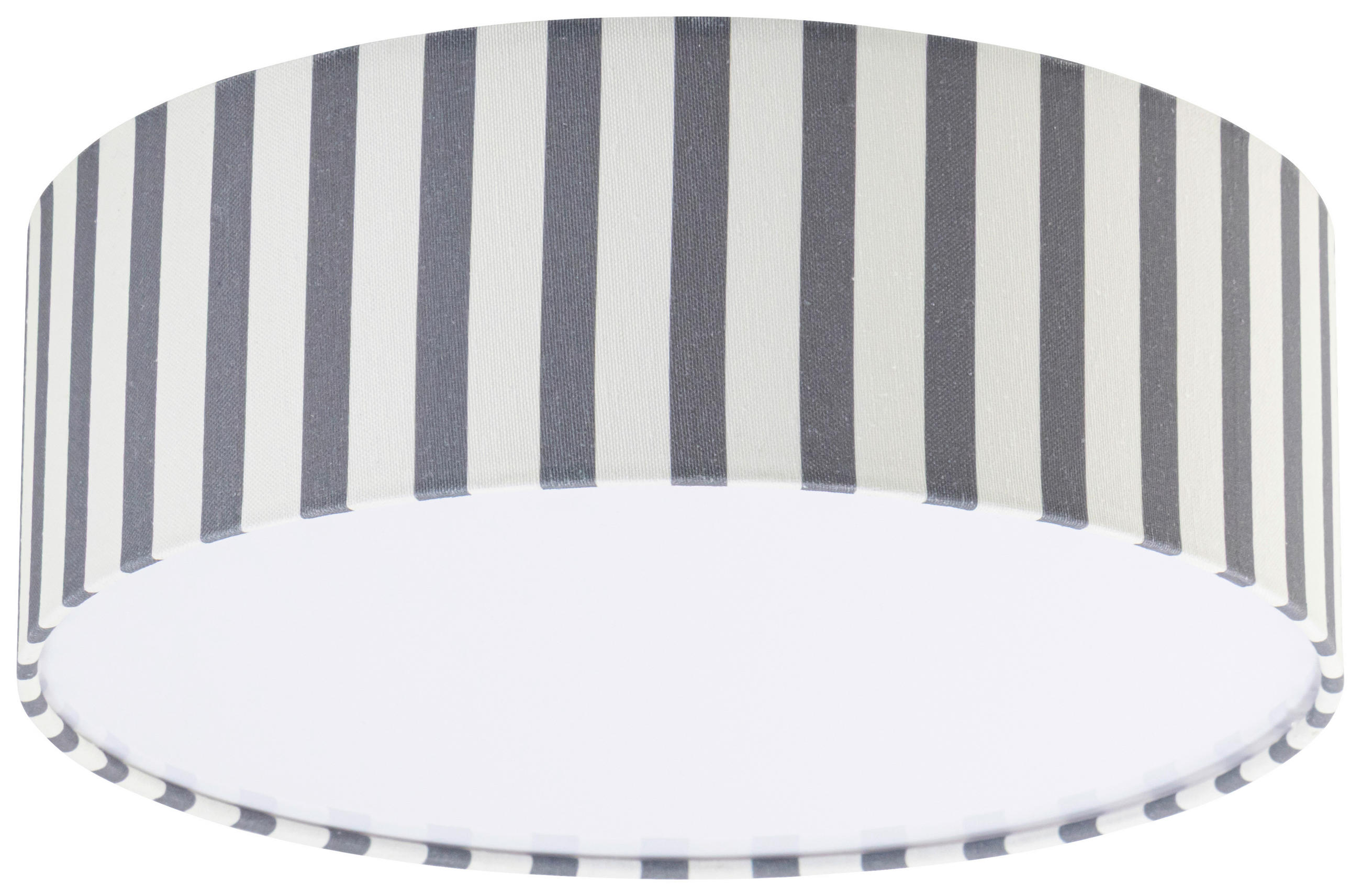 DECKENLEUCHTE  37/13 cm    - Naturfarben/Grau, MODERN, Kunststoff/Textil (37/13cm) - Novel