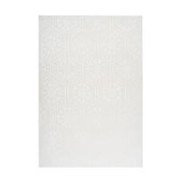 FLACHWEBETEPPICH 160/230 cm Monroe 225 Weiß Weiß  - Weiß, KONVENTIONELL, Kunststoff/Textil (160/230cm)