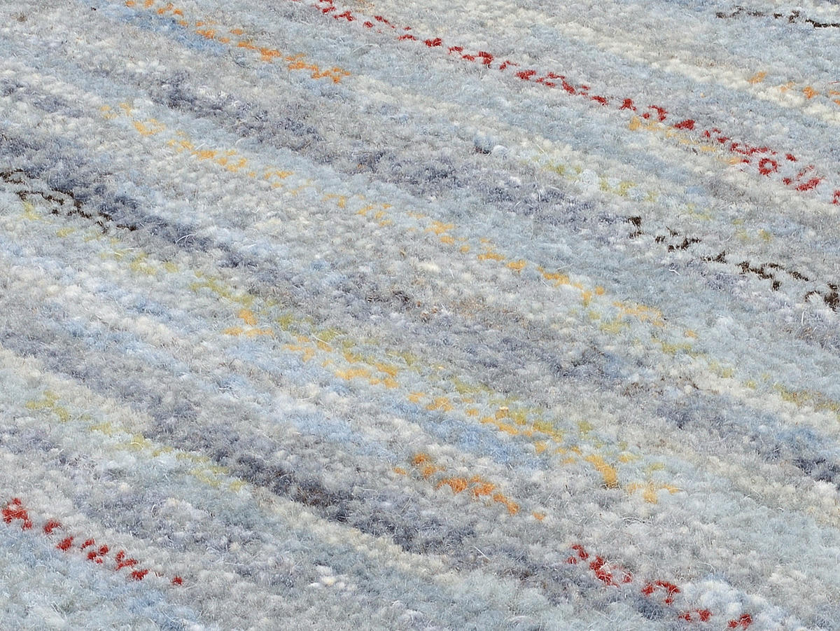 WOLLTEPPICH 170/240 cm Grau, Silberfarben  - Silberfarben/Grau, Natur, Textil (170/240cm) - Cazaris