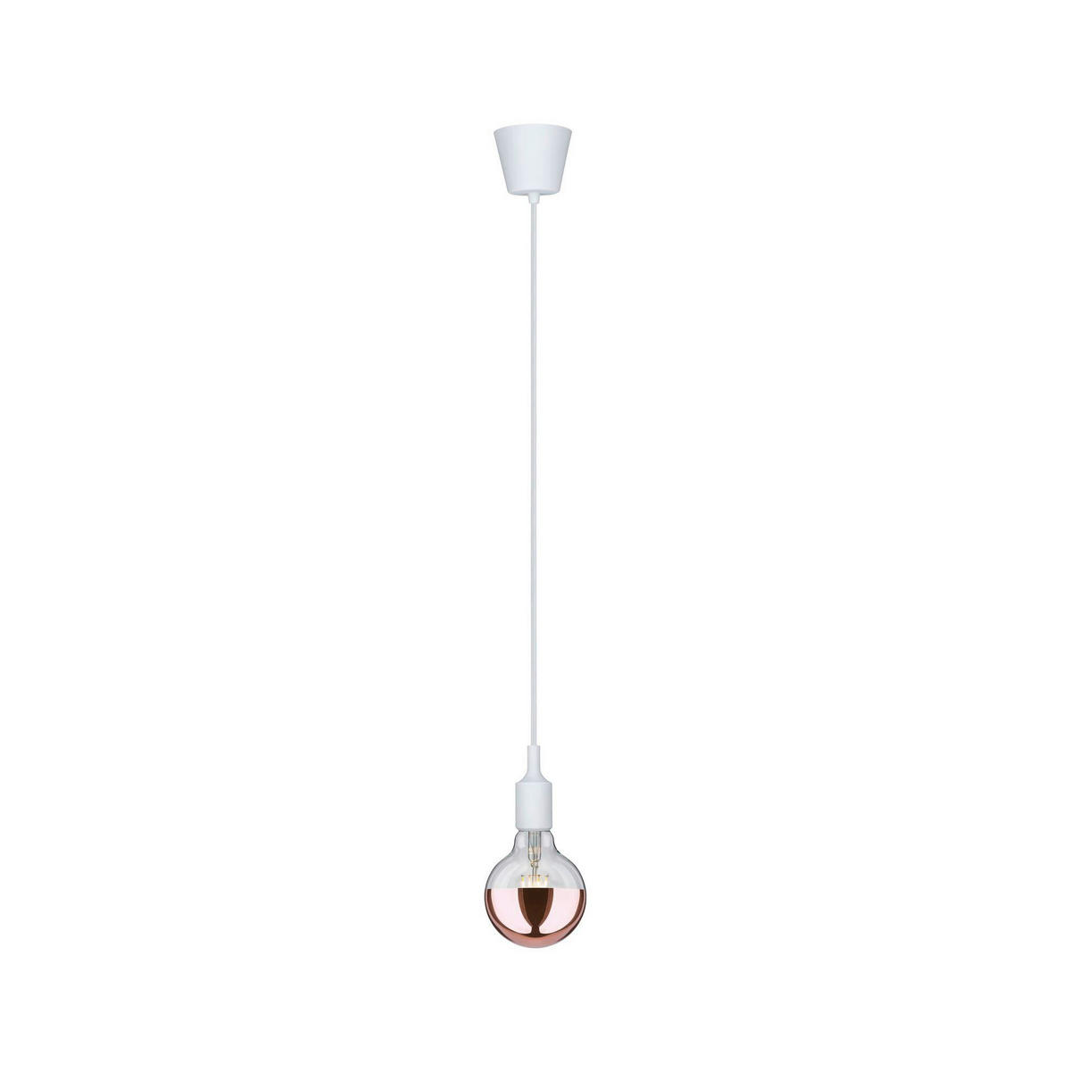 HÄNGELEUCHTE 9,2/200,0 cm  - Weiß, Basics, Kunststoff (9,2/200,0cm) - Paulmann