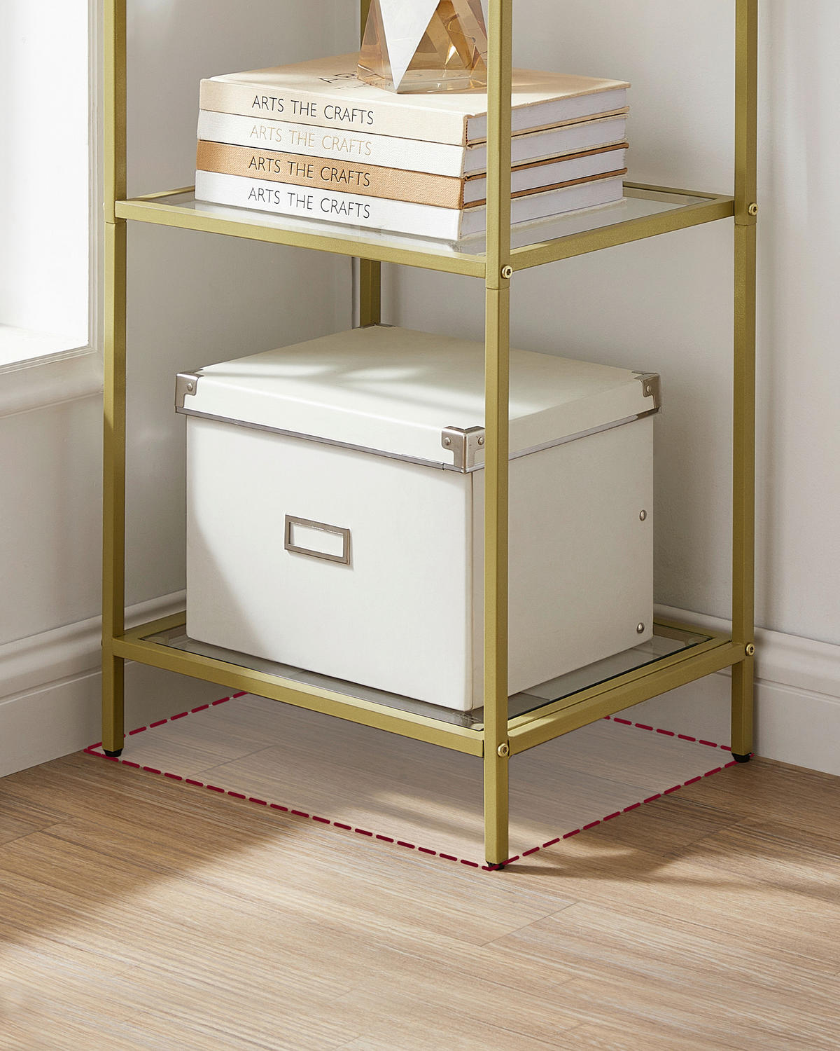 REGAL Goldfarben  - Goldfarben, Basics, Glas/Metall (40/177.3/30cm) - Boxxx