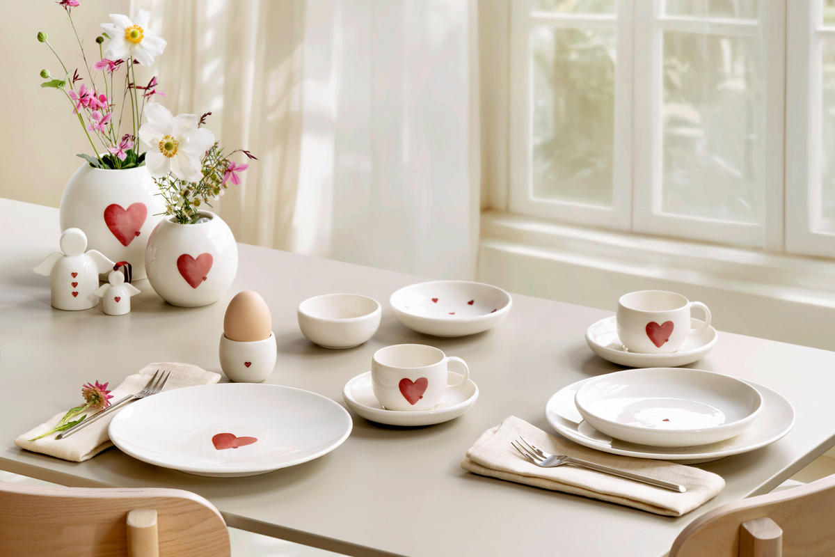 VASE With Love  - Weiß, KONVENTIONELL, Keramik (9,5/8,5cm) - Villeroy & Boch