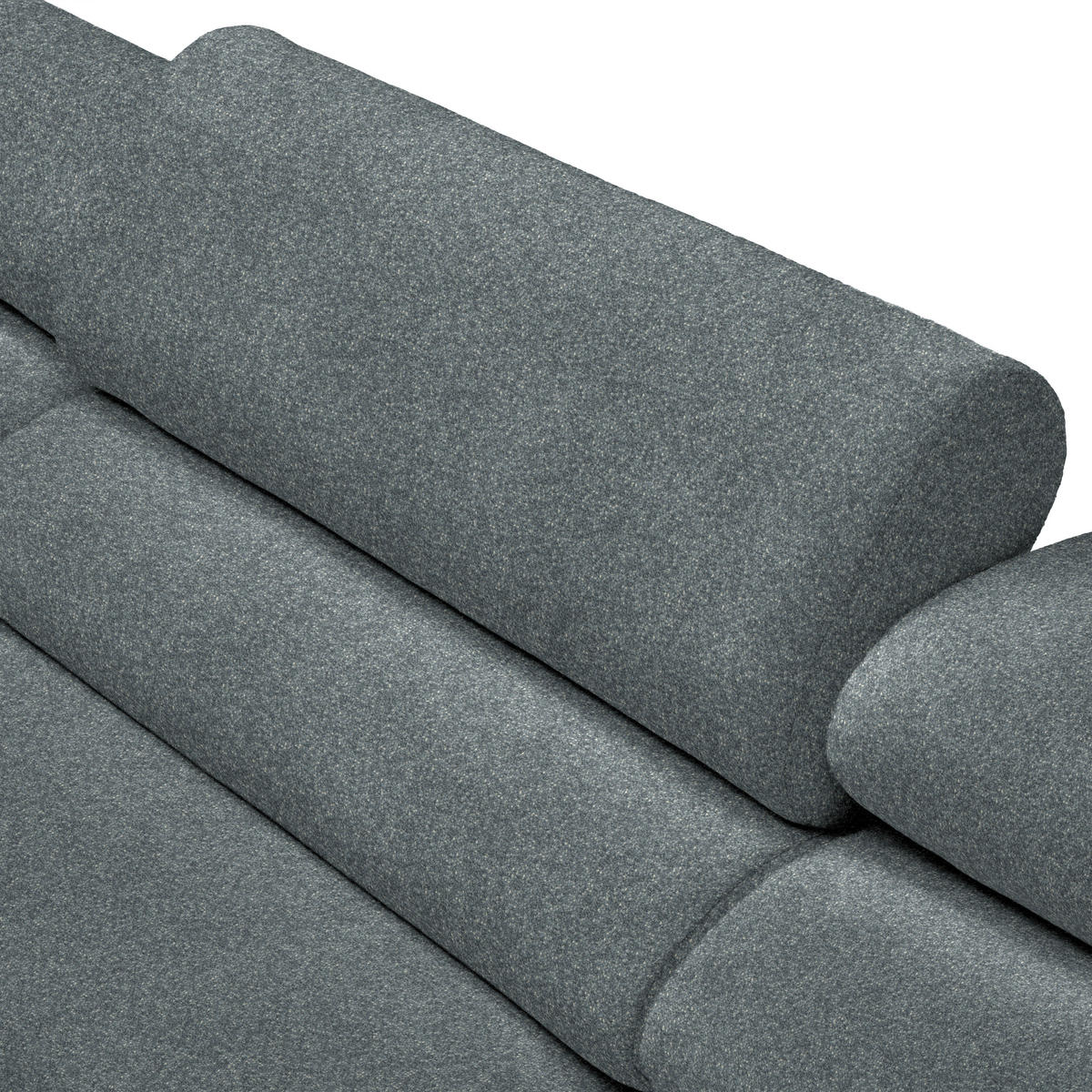 HÖRNSOFFA i velour blågrå  - blågrå, Natur, trä/textil (150/329cm) - Livetastic