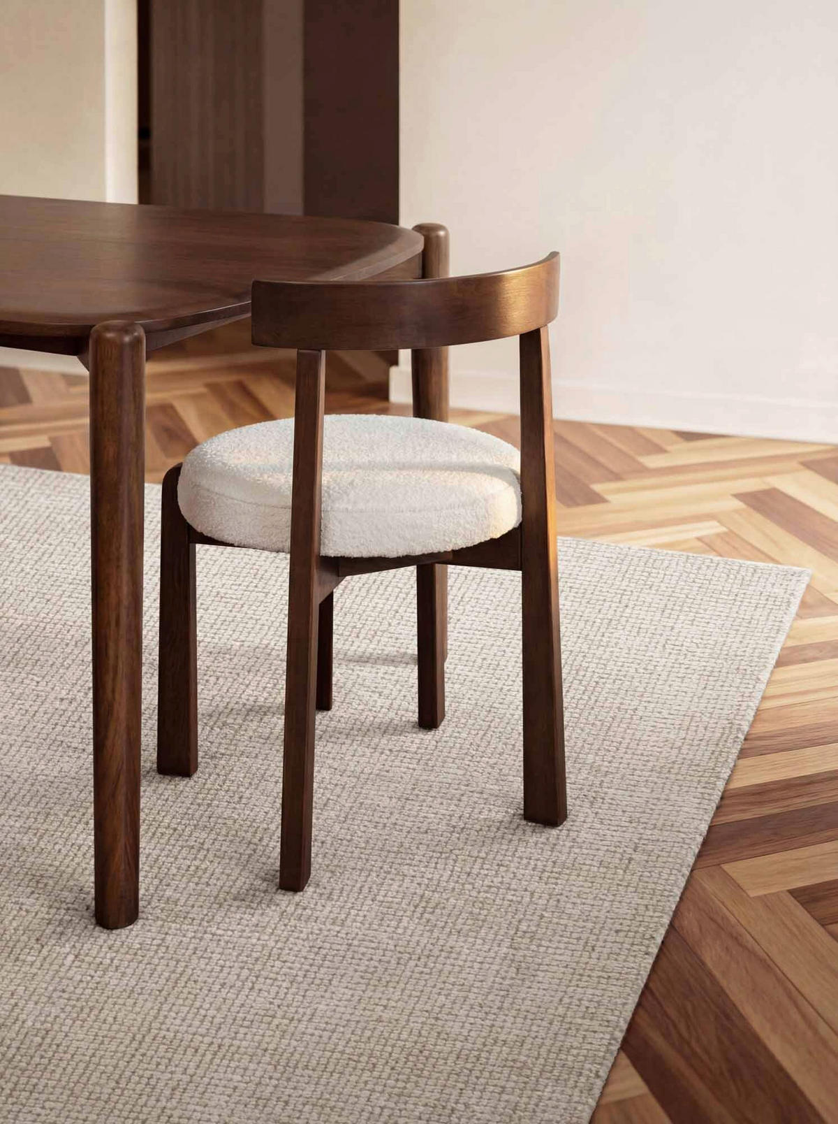 WOLLTEPPICH 120/170 cm Greenwich Creme rechteckig  - Creme, Basics, Textil (120/170cm) - Ted Baker