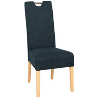 STUHL in Holz, Metall, Textil Anthrazit, Buchefarben  - Anthrazit/Buchefarben, Natur, Holz/Textil (47/103/60cm) - Cantus