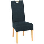 STUHL in Holz, Metall, Textil Anthrazit, Buchefarben  - Anthrazit/Buchefarben, Natur, Holz/Textil (47/103/60cm) - Cantus