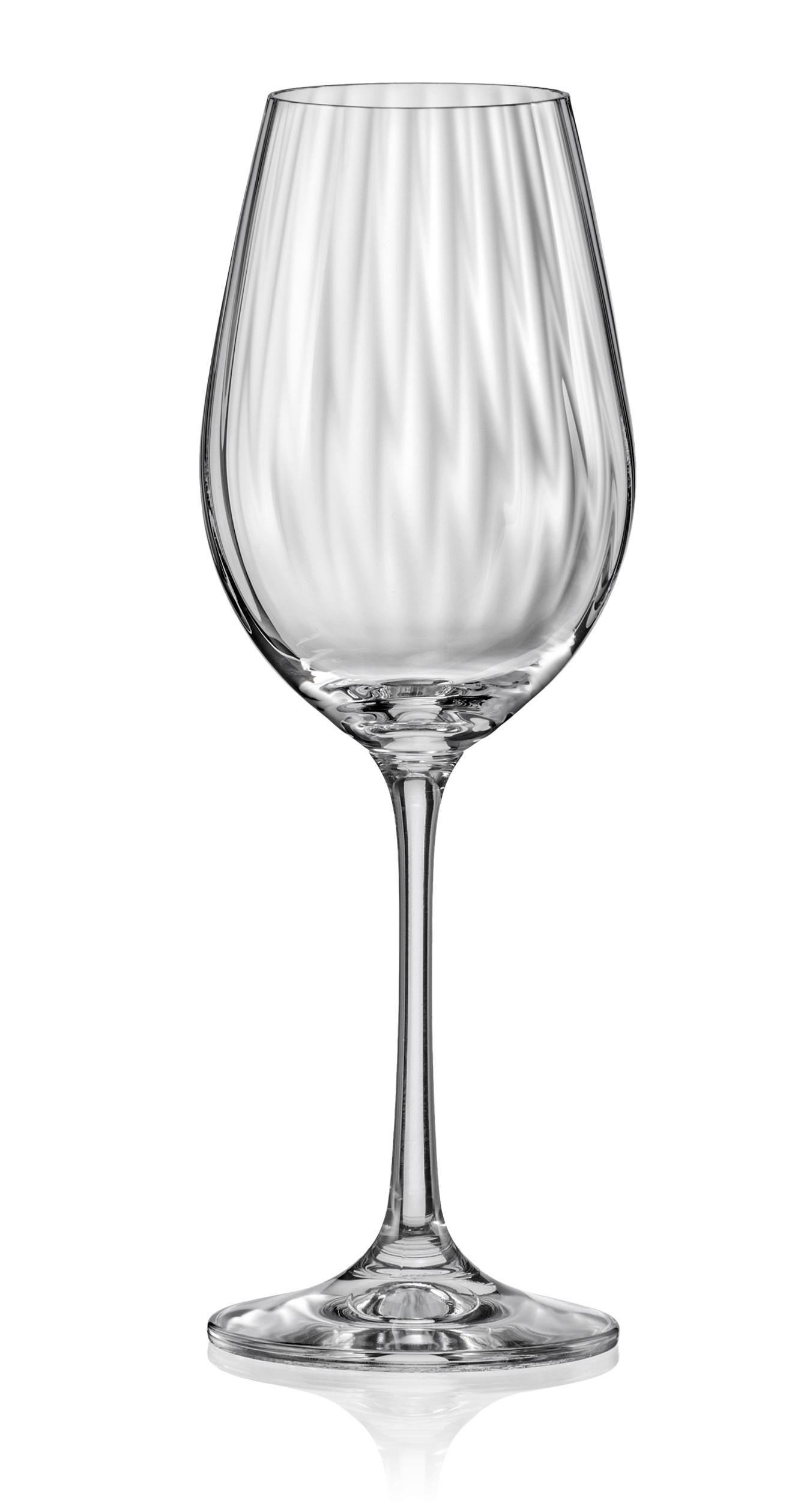 ČAŠA ZA VINO  350 ml  Waterfall  - prozirno, Basics, staklo (22,3cm) - Bohemia
