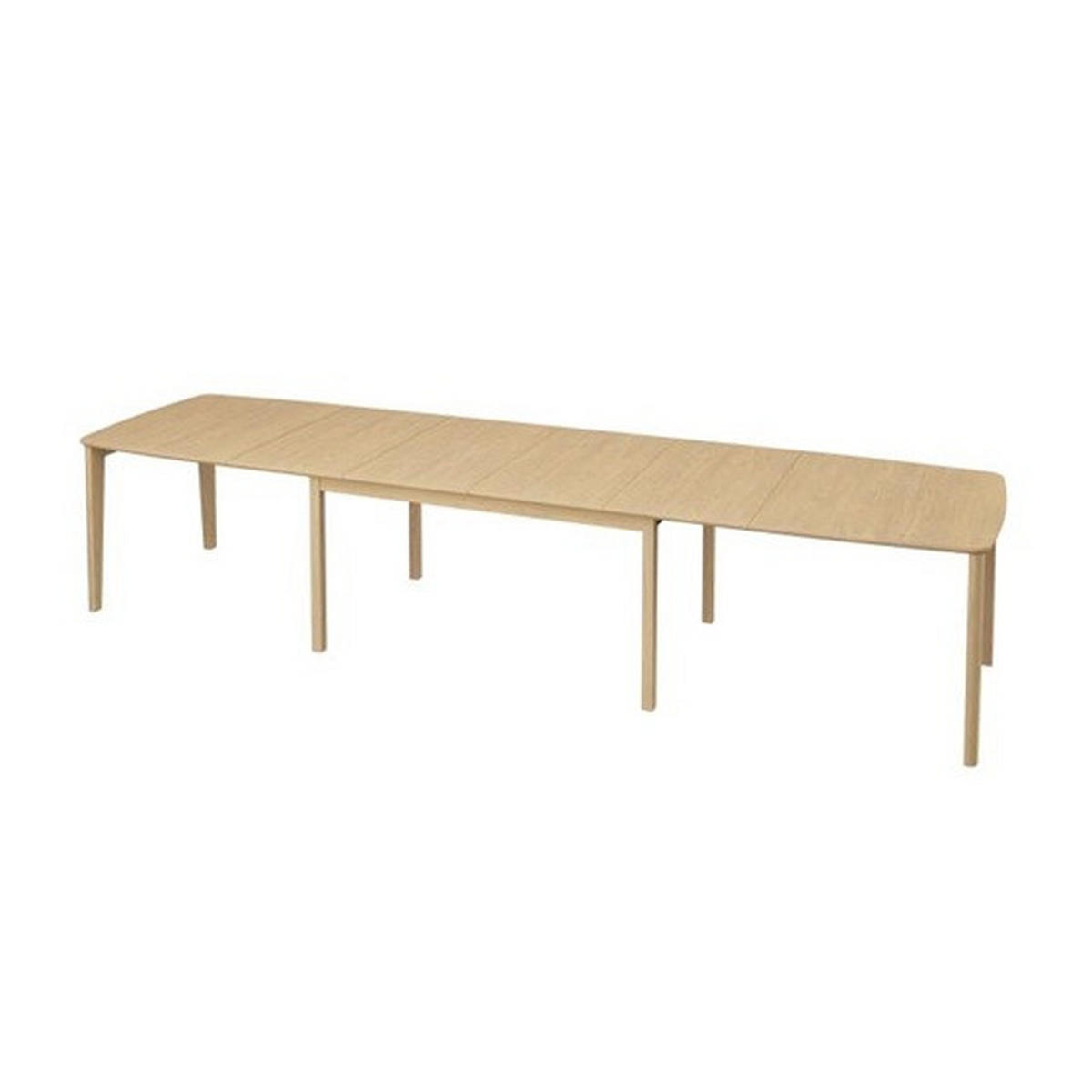 MATBORD 160-313/101/74 cm massivt trä, delar i massivt trä  trä utdragbar, finns i olika träslag rektangulär ekfärgad  - ekfärgad, Klassisk, trä (160-313/101/74cm) - Skovby