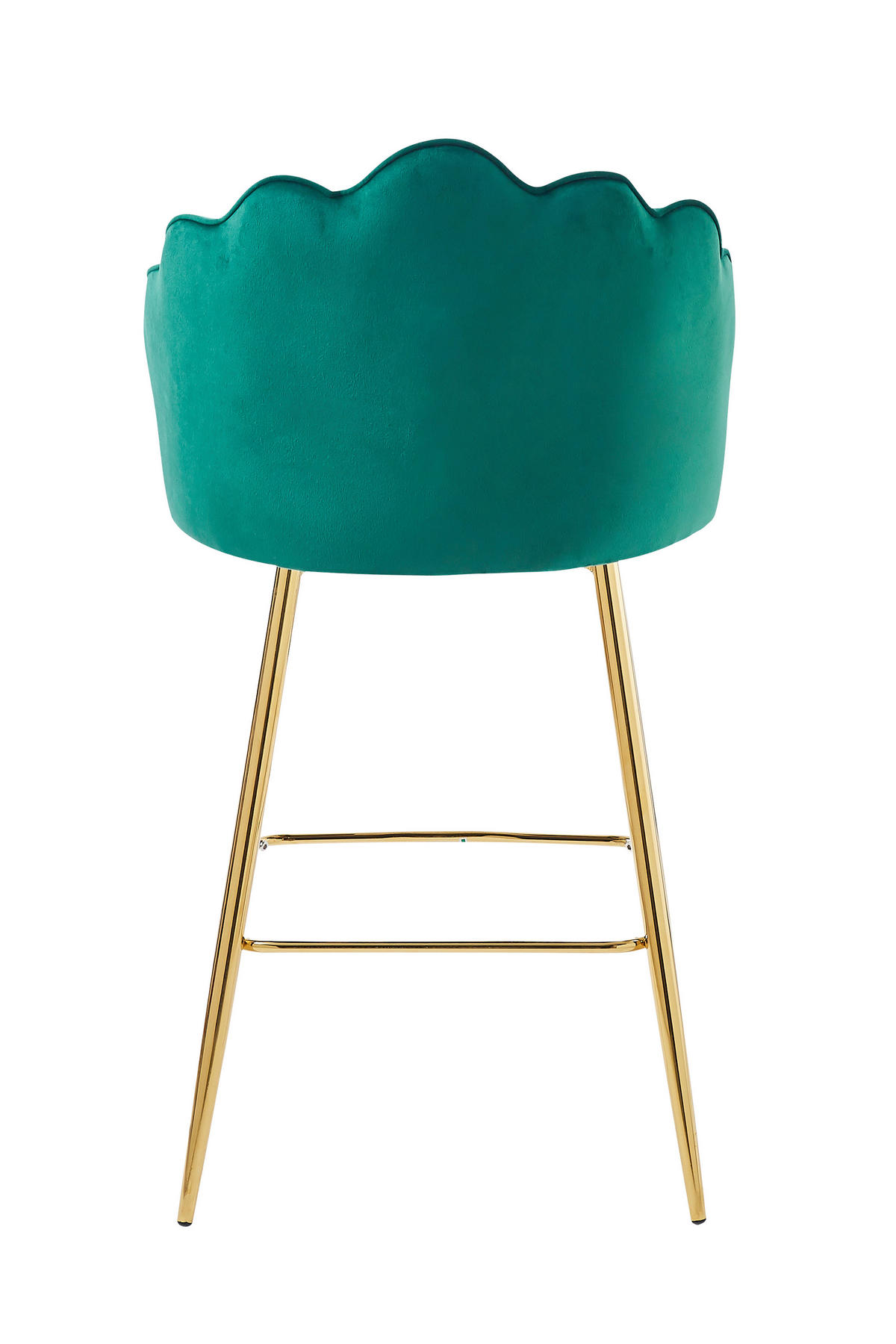 BARHOCKER-SET in Grün  - Goldfarben/Grün, MODERN, Textil/Metall (52/100/54cm) - Livetastic